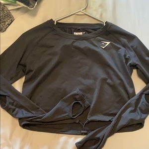 Gym shark cinch crop top
